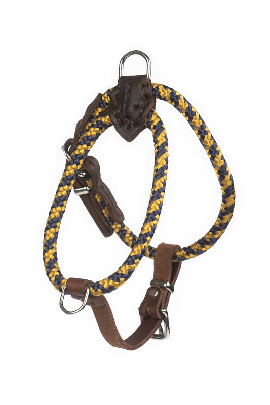 Dog NO PULL Harness Rope Prevents Matting Hand-sewn